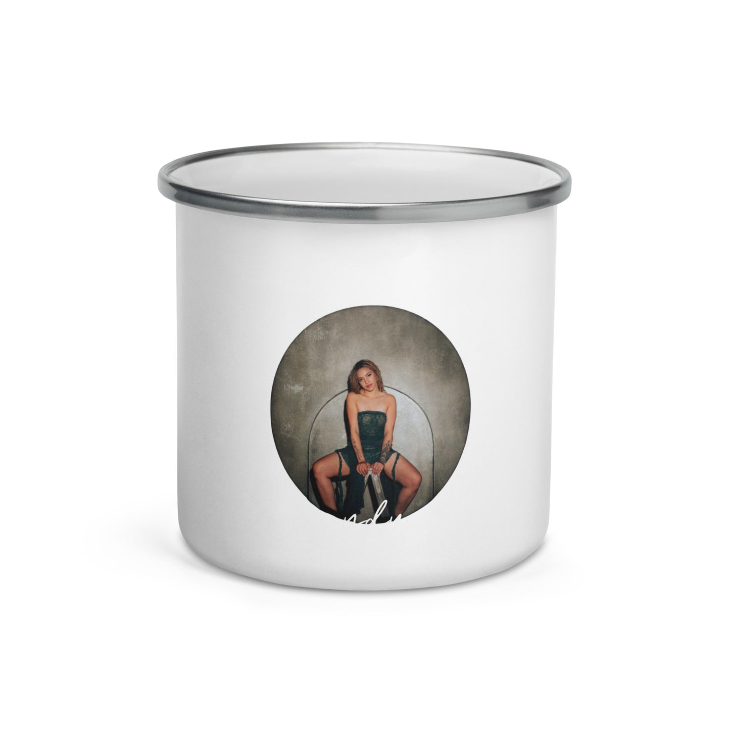 White Enamel Mug